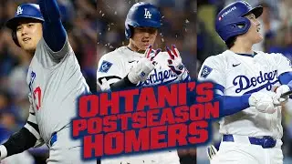 ALL of Shohei Ohtani's homers from the 2024 and 2025 Postseasons in under 5 minutes 💪 | 大谷翔平 ハイライト
