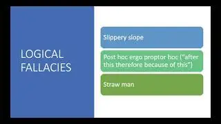 Rhetorical Fallacies