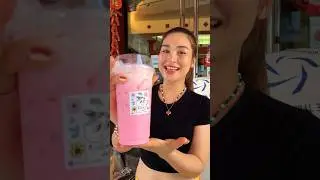 Pink Milk - Thai Street Cafe - Street Food - Ploysai Coffee - Thailand