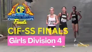 2024 XC - CIF-SS Cross Country Finals - D4 Girls (Full Race with Winner Interview)