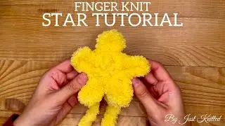 Finger Knit Star Tutorial