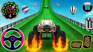 Tiger Monster Truck Stunts Racing Game|Extreme car Racing|Android Gameplay 