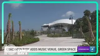 Coachman park adds music venue, green space