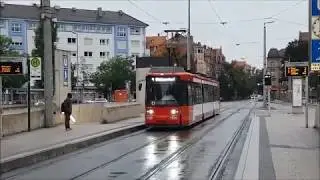 VAG Nürnberg TW1009 am ersten einsatz tag nach dem Redesign am 7,9,2019 #Citybahnfranken