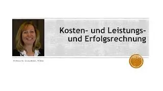 Controlling-Tutorial: Kosten-  und Leistungs-  und Erfolgsrechnung