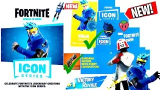NEW Ninja Skin & Emote Gameplay Fortnite Battle Royale  Reactive Ninja Skin #ninjaskin FORTNITE SKIN