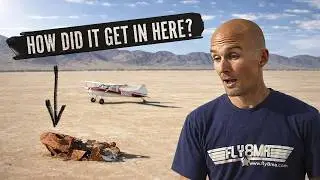 ✈️Cessna 170 landing in the (dry) Lake!🛩️