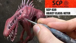 I Sculpted SCP-939 (With Many Voices) polymer clay.