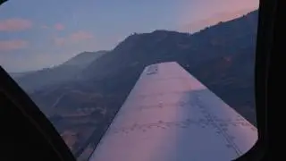 GTA 5 GTA V Flight Time wingview landing