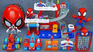 Marvel Spiderman Toys Unboxing Review | VenomVersus Venomsaurus Vtech Smart Fast & Friendly Garage