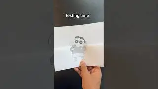 Draw Shinchan in Real Life