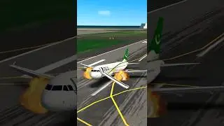 PIA A320 Belly Landing #crash #emergency #pakistan #aviation #avgeek #flightsimulator #landing #a320