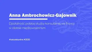 Anna Ambrochowicz-Gajownik, Polska służba konsularna we Francji w okresie międzywojennym