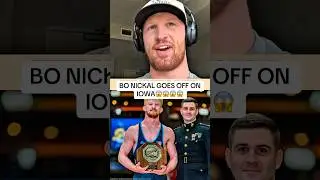 Bo Nickal Goes Off on Iowa😱😱 #ufc #mma #conormcgregor #bonickal #viralvideo