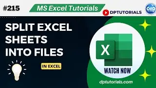 How to split each excel sheet into a separate file from workbook