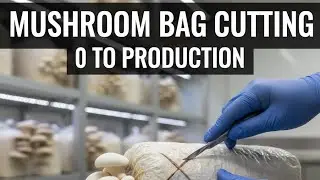 Mushroom Bag Cutting: Zero to Production | Kam Samay Mein Zyada Mushroom Kaise Ugaen?Description