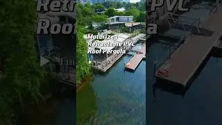 Motorized Retractable PVC Roof Pergola ✅