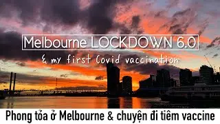 Life during MELBOURNE Lockdown 6.0 | Getting my vaccination | Cuộc sống Melbourne khi bị phong toả
