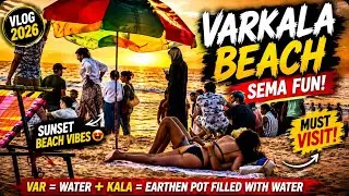 End to End Drive at #VarkalaBeach | One of #Kerala’s Most Unique #Beaches