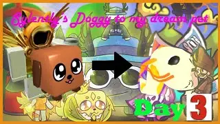 Sylently's doggy to my dream secret pet *secret pet?* (Day 3) | Bubble Gum Simulator