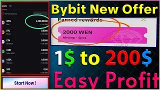 bybit new crpto loot ( per account 1$ to 200$ easy ) huge crptoo loot @earnwithtayyab757