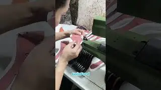Insole edge folding machine#shoemachine #shoemaking #shoemachinesupplier #insolefoldingmachine