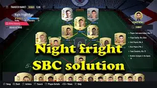 fifa 22 night fright plus SBC solution