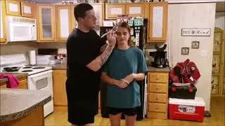 headshave at home in quarantine
