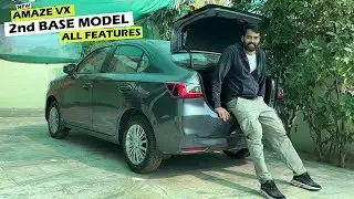 *2nd Base Model & All Features* New Honda Amaze VX | 9 Lakh - Review
