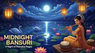 Midnight Bansuri | Peaceful Indian Ragas for Deep Sleep & Calm | Healing Flute Music