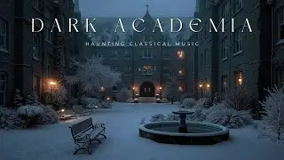 Зимнее фортепиано в стиле Dark Academia | Завораживающая классическая музыка для учебы и фокуса 🎵