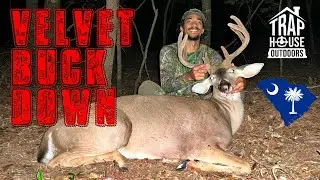 Big South Carolina Velvet Buck!!! // Early Season Deer Hunting // Suppressed 7mm-08 #hunting #vlog