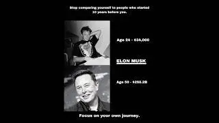 Elon musk &ldquo;Then Vs Now&rdquo; 💵#motivation #success #mindset #inspire  #millionaire #billionaire #shorts