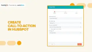 How to create call-to-action in HubSpot