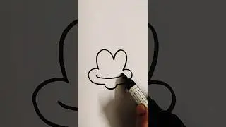 Mickey mouse drawing easy #drawings #mickeymouse #trending