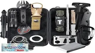 urvival Gear and Equipment 12 in 1 Outdoor Emergency Survival Kit Camping Review