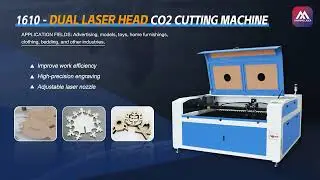 Discover the Power of Dual Heads | Xianming 1610 Laser Engraving Machine in Action