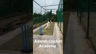 Front foot drive Shot .. Special coaching Session in Adarsh Cricket Academy