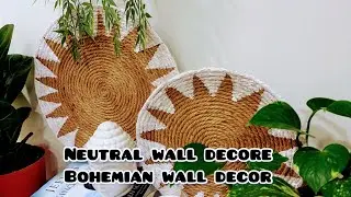 Boho home decor||Nautical rope decor idea||Neutral decoration