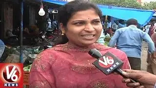 Special Story On Warangal Vegetable Market Turning To Garbage Dump | V6 News