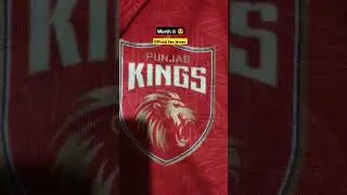 Pbks IPL 2025 Jersey | Official Fan Jersey | All Sponsors | IPL #ipl #pbks #jersey #cricket #shorts