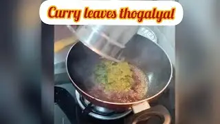 EASIEST Curry leaves thogayal #tastiest #tradrecipe #pakkasouthie