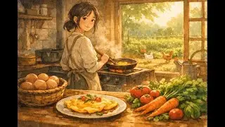 Harvesting Vegetables, Raising Poultry and Cooking Delicious Food with Eggs | Ghibli Style Days
