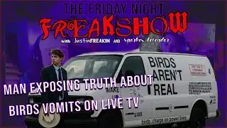Peter McIndoe Of &lsquo;Birds Aren&rsquo;t Real&rsquo; Appears On WGN And Vomits On Live TV
