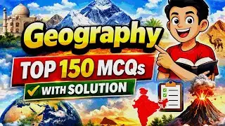 ✅ Geography Top 150 MCQs complete Solution ||#railway #SSC #mcq #solution #geography #shorts #video 