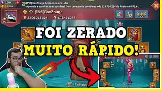 QUEIMOU 1.8B DE PODER NO ATAQUE SOLO!! Lords Mobile