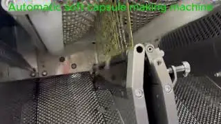 Small type automatic soft capsule making machine.    #capsulemachine  #capsulefillingmachine