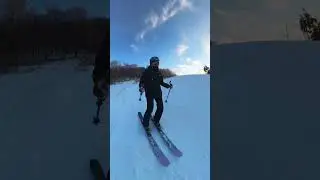 Sunset Skiing at Blue Mountain in Poconos, PA