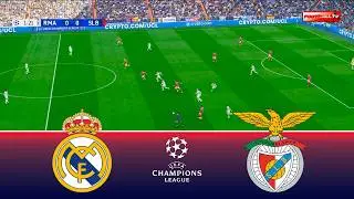 Real Madrid vs Benfica - UEFA Champions League 2026 | Full Match All Goals | Pes 21 Gameplay