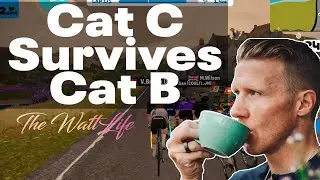 Zwift Race | Cat C holds front Cat B